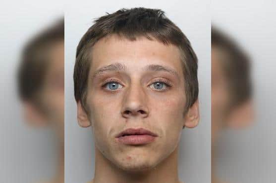 Pictured is Bobby Renshaw, aged 23, of Burngreave Road, Sheffield, who was sentenced at Sheffield Court to six months of custody after he admitted a sexual assault against a teenage girl.