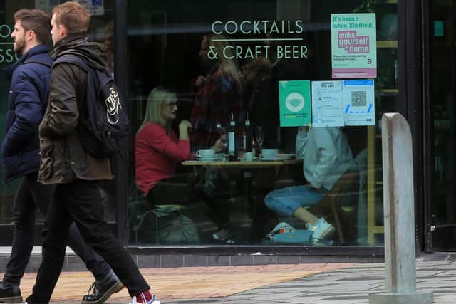 The next stage of restrictions were lifted today as cinemas and indoor hospitality reopend. Picture: Chris Etchells