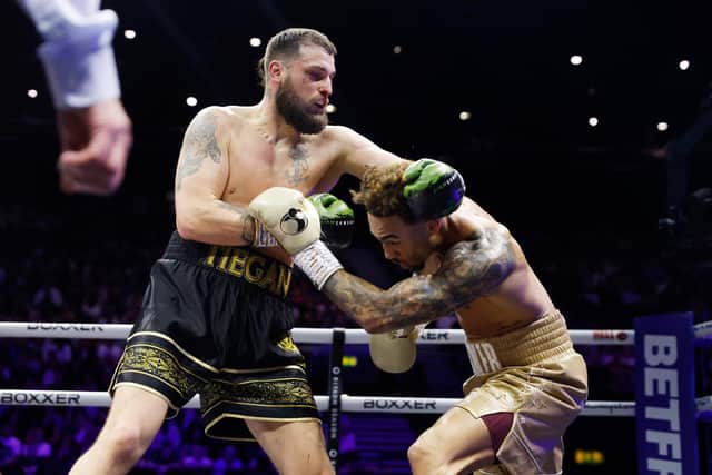 Ben Whittaker and Liam Cameron Pic Lawrence Lustig Boxxer