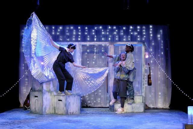 There are some magic visual touches in Sheffield children’s show Jack Frost and the Search for Winter. Photo: Brian Slater