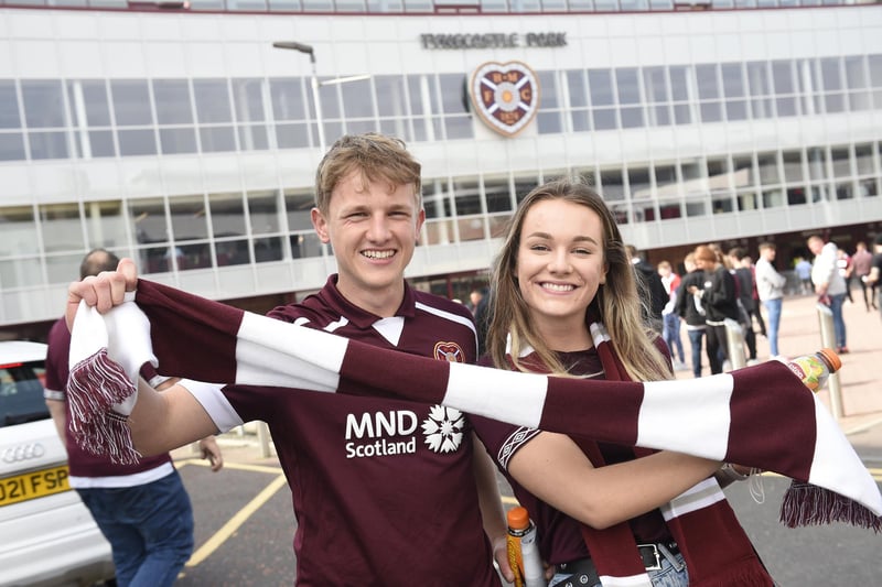 Ruaridh Horne and Poppy McKillop were looking forward to the game