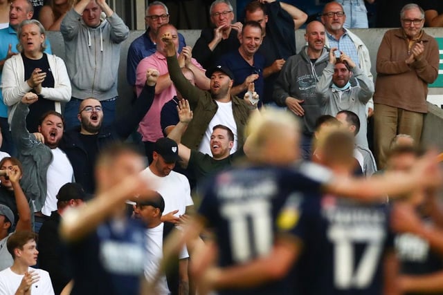 Often regarded as an intimidating place for teams to go Millwall's Den comes in at 16th in the Championship's average attendances (Photo by Jacques Feeney/Getty Images)