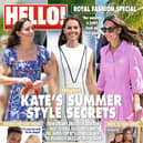 Handout issued by Hello! magazine of the front cover of the latest edition to go with PA story SHOWBIZ Adams. Issue date: Monday August 15, 2022. See PA story SHOWBIZ Adams. Photo credit should read: Hello!/PA Wire