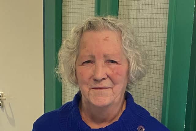 Jean Flockton, who says the weekly telephone calls are the highlight of her week