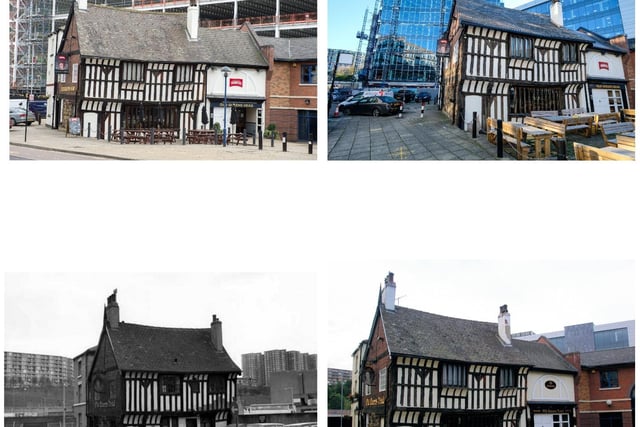 The Old Queens Head on Pond Hill has seen a lot of changes - even in the 39 years that separate these photos, from 1983 to today.