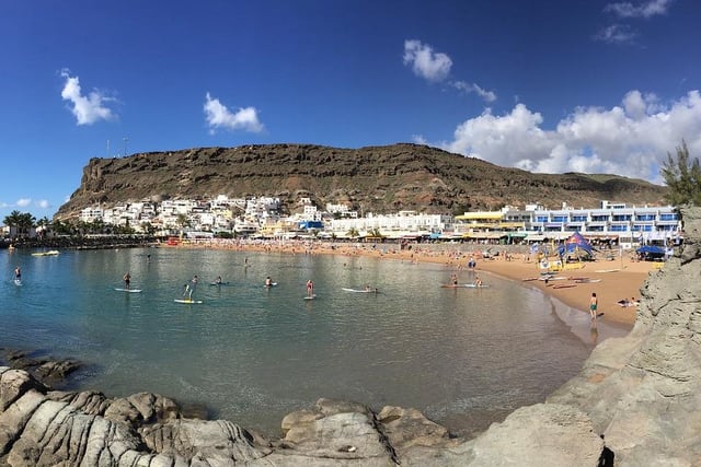Danielle Gibson, from Portsmouth, was due to head here for her first wedding anniversary. Pictured is Puerto de Mogán.