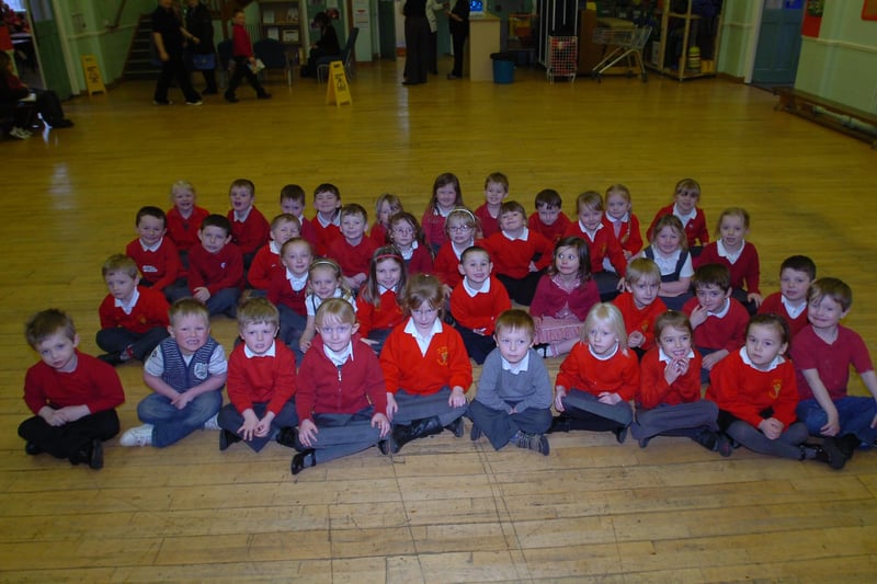 Settling in at St Aidan's CE Primary School in 2009. Remember this?