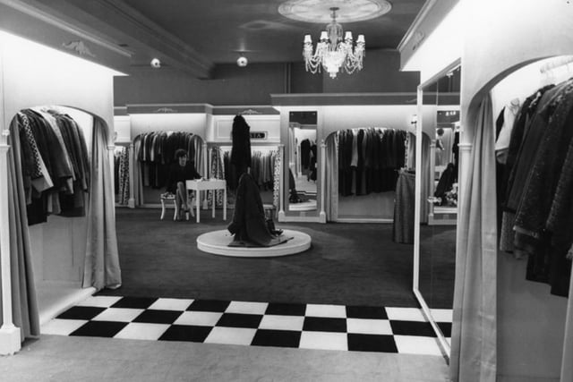 Marshall and Snelgrove, fashion specialists on Leopold Street, in Sheffield city centre, in 1965