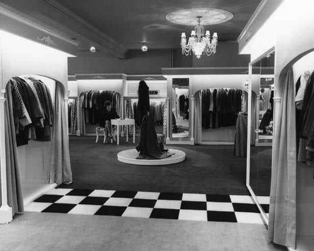 Marshall and Snelgrove, fashion specialists on Leopold Street, in Sheffield city centre, in 1965