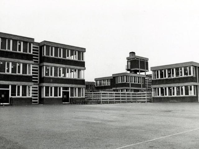 Park House School, on Bawtry Road, Tinsley, Sheffield, in February 1975.