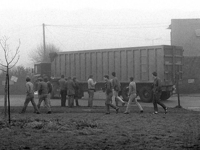 The miners strikes of the eighties were an attempt to halt closures of mines around the country