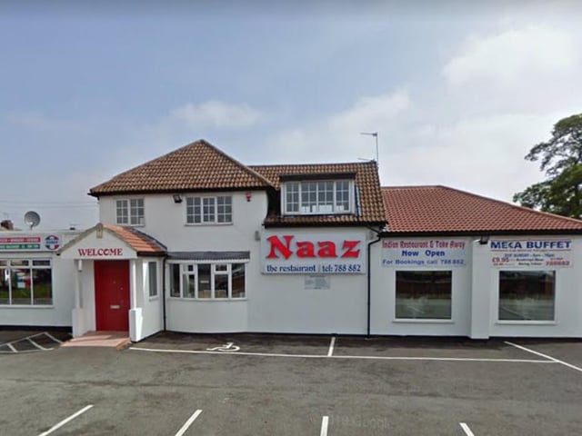 Given 4.5 out of five by 224 reviews. One review said: "Food was great very tasty had starter and main course, just as good as eating at the Naaz. Only drawback was we had to wash our own pots."