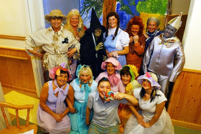 Staff at Piers View Rest Home in Roker dressed as characters from the Wizard of Oz for their panto which they staged for residents, families and the local community in 2004.