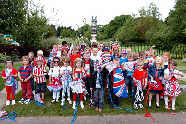 Diamond Jubilee celebrations at Bernard Gilpin Primary School, Houghton. Here is the 2012 reception class. Can you spot anyone you know?