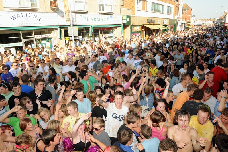 DJ Matt Handy raves it up at Love Albert Road Day in 2009. Picture: Paul Jacobs. (093449-44)