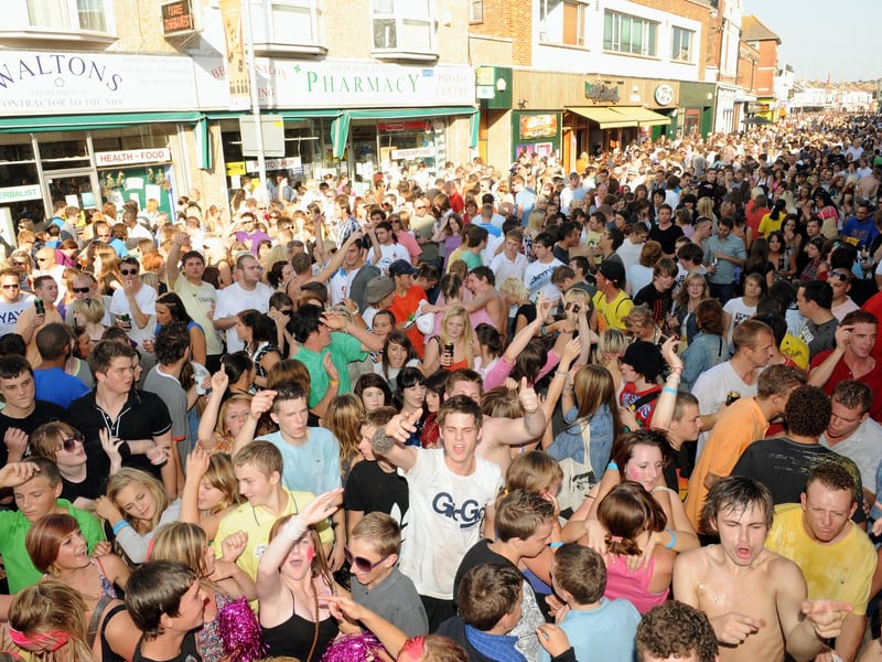 DJ Matt Handy raves it up at Love Albert Road Day in 2009. Picture: Paul Jacobs. (093449-44)