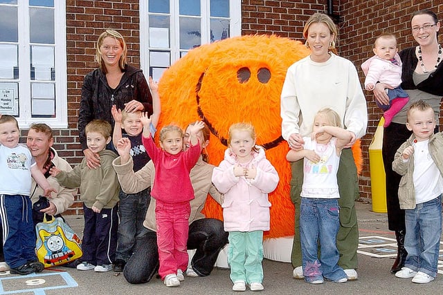 Pupils and parents from Billingham South Primary School are pictured during International Walk To School Week 13 years ago