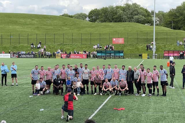 Sheffield Wednesday and Sheffield United legends got together in aid of little Rio Spurr on Sunday.