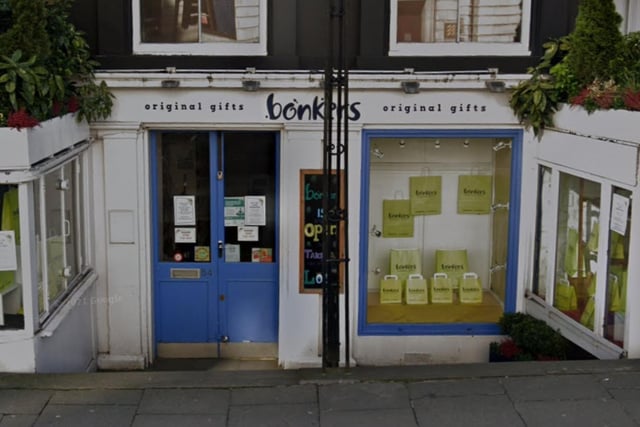 Occupying a basement shop on Hanover Street, Bonkers is praised for its "lovely friendly staff who couldn't do enough to help and brilliant prices". The gift shop also has a website for those who prefer delivery or 'click and collect'.