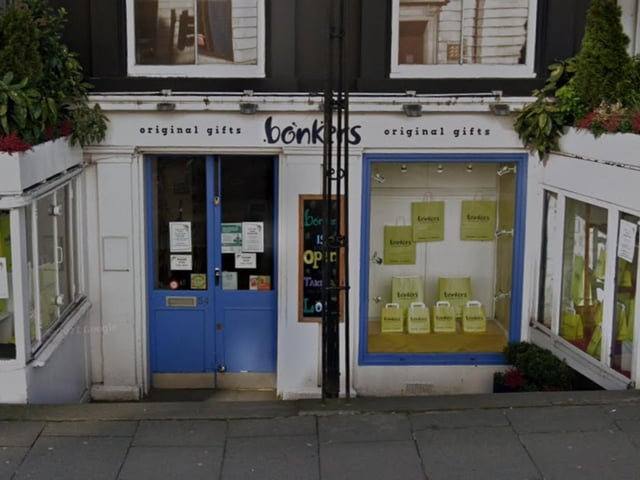 Occupying a basement shop on Hanover Street, Bonkers is praised for its "lovely friendly staff who couldn't do enough to help and brilliant prices". The gift shop also has a website for those who prefer delivery or 'click and collect'.