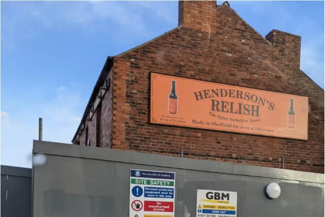 Demolition signs have appeared around the Henderson's Relish factory.