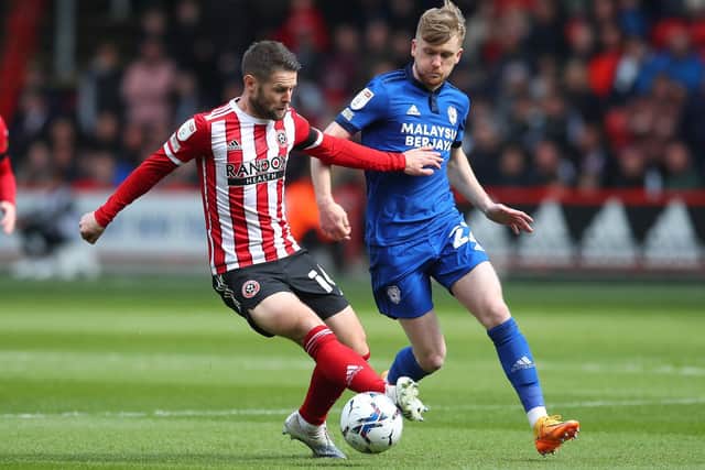 Now the Sheffield United midfielder is chasing a fourth: Simon Bellis / Sportimage