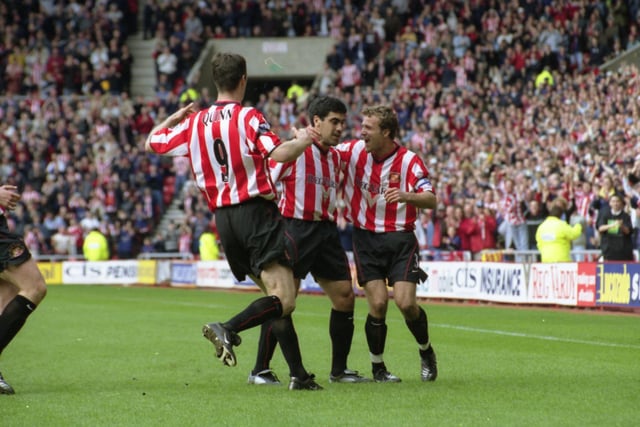 Sunderland in action against Leicester City in April 2002. Were you there?