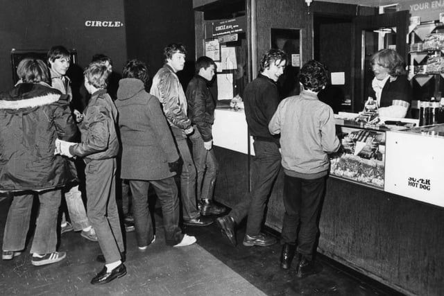 Youngsters queue for the last time at the Savoy cinema in 1982. Remember this?