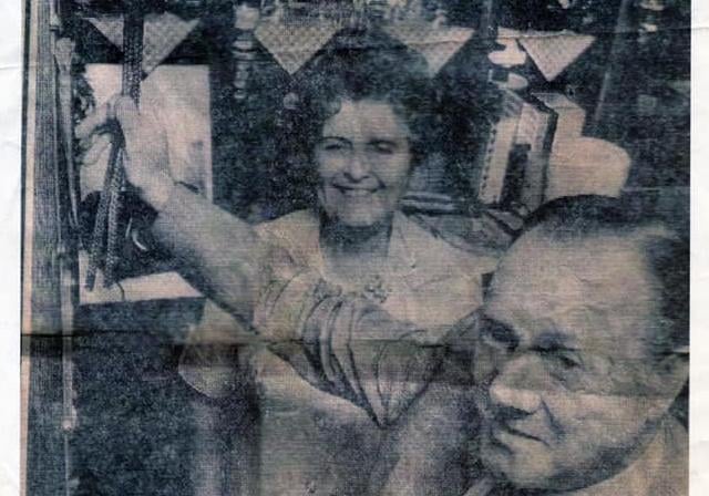Peter and Dora Stevenson were landlord and landlady of the Dial Hotel from 1957-1978.