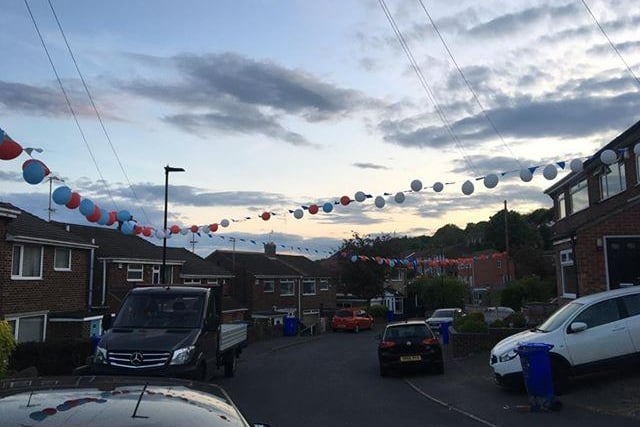 David Hector shared this photo of Sandstone Close in Wincobank ready to mark VE Day