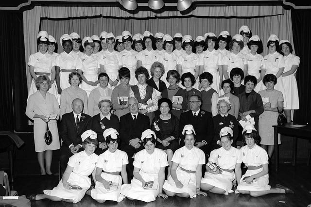 Nurses presentation in 1964 - can you spot any familiar faces?