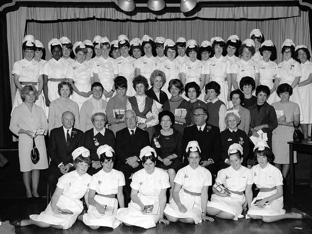 Nurses presentation in 1964 - can you spot any familiar faces?