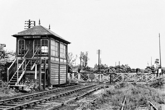 Denby North Station pictured in 1969 - the line between Ripley and Little Eaton is rumoured to be one of the oldest in the world. It is currently being converted into a nature trail.