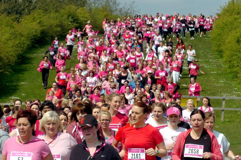 A huge turnout in May 2012 for the Race for Life. Are you pictured?