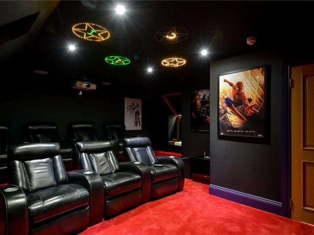 Cinema room.