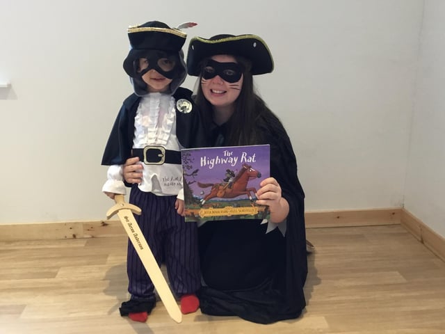 Children and staff dressed up as their favourite book characters