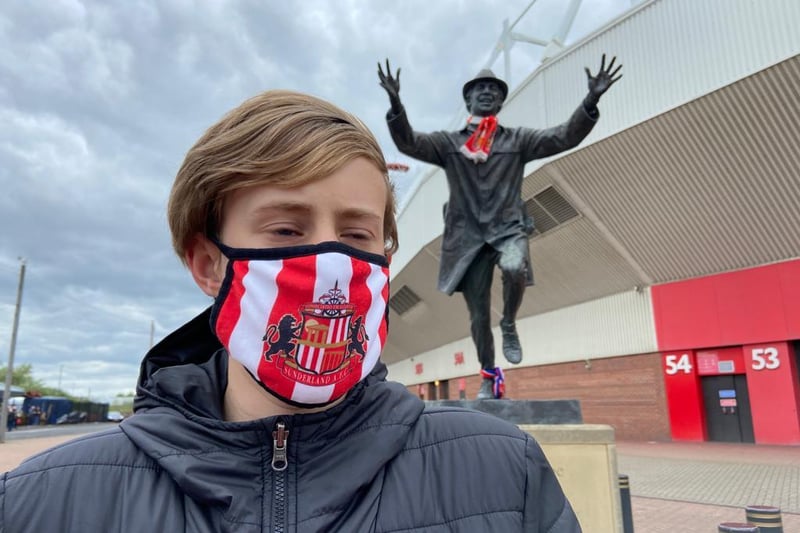 Daniel Brennan was one of the 10,000 fans inside the Stadium of Light with the turnstiles finally open again after a long year watching from home. Sunderland face Lincoln City in the second leg of the play-off semi-final.
