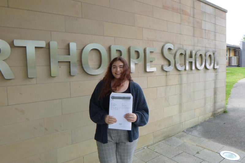 Netherthorpe School student Catrina Ryan is looking to the future after picking up her A-Level results