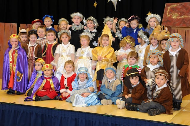 Westoe Crown Primary School's afternoon nursery pupils in their Nativity. Who do you recognise?