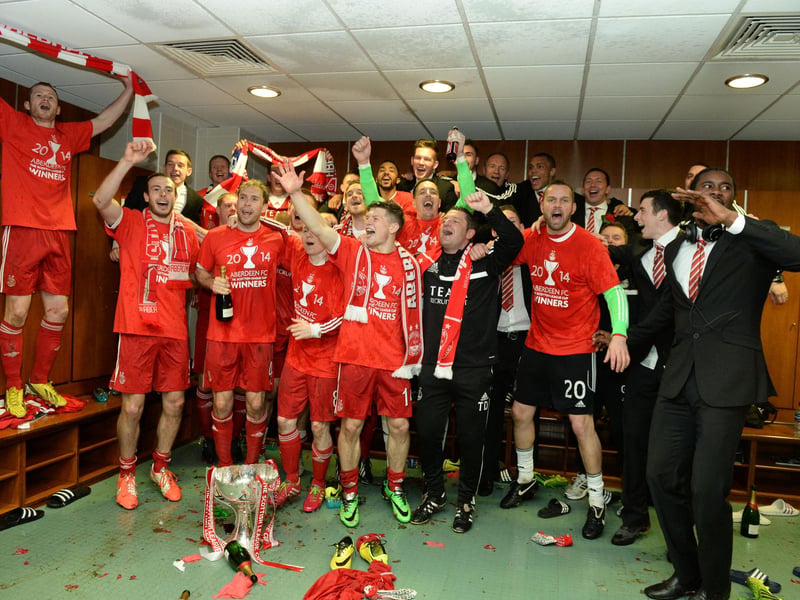 "Nineteen years, 120 minutes and then f****** penalties," were the words of chairman Stewart Milne as Aberdeen ended their trophy drought with a penalty shoot-out win over Inverness CT.