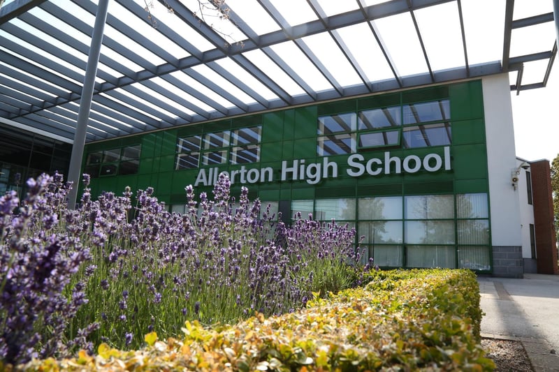 Allerton High School, located in King Lane, Alwoodley, was rated 0.64 well above average.