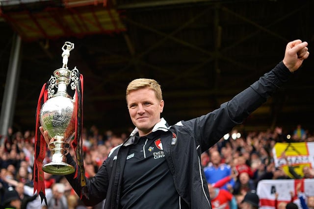 Howe was Bournemouth’s manager for a total of 3,593 days in two spells. Sandwiched between these was a 635 day stint as Burnley boss.