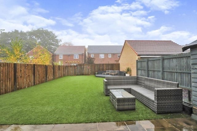 Similar to the previous property, this garden looks a great place to host a BBQ in warmer months.