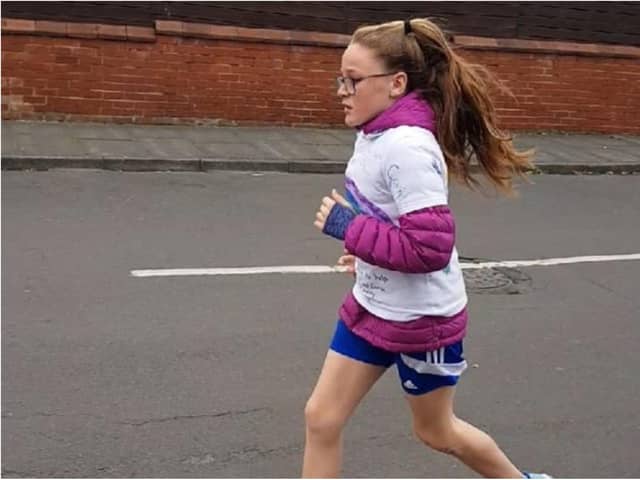 Emily Copeman has been raising cash for the NHS by running.