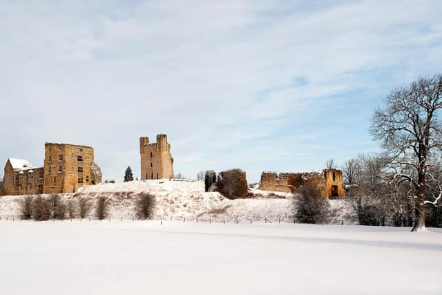 Enjoy a winter walk round Helmsley Castle