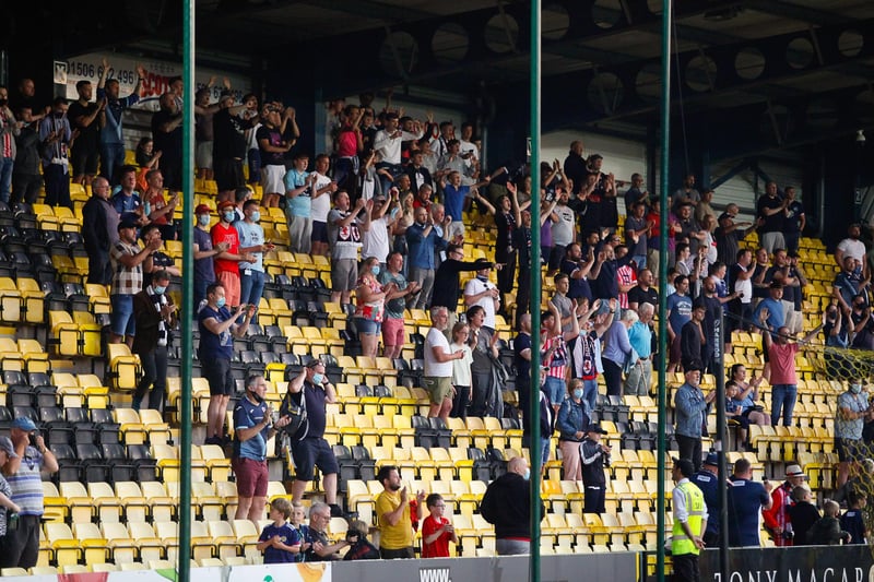 Raith fans were able to attend their first away match for over a year.
