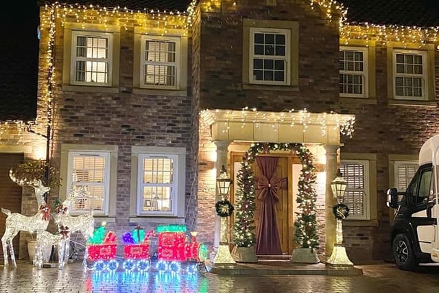 A stunning light display from Debbie Harrison.