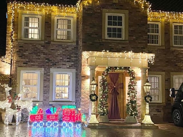A stunning light display from Debbie Harrison.