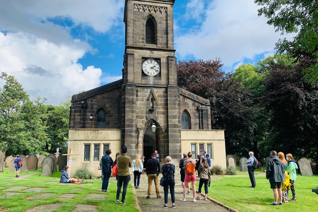 The festival's 'graveyard tour' sets off from Wadsley Church