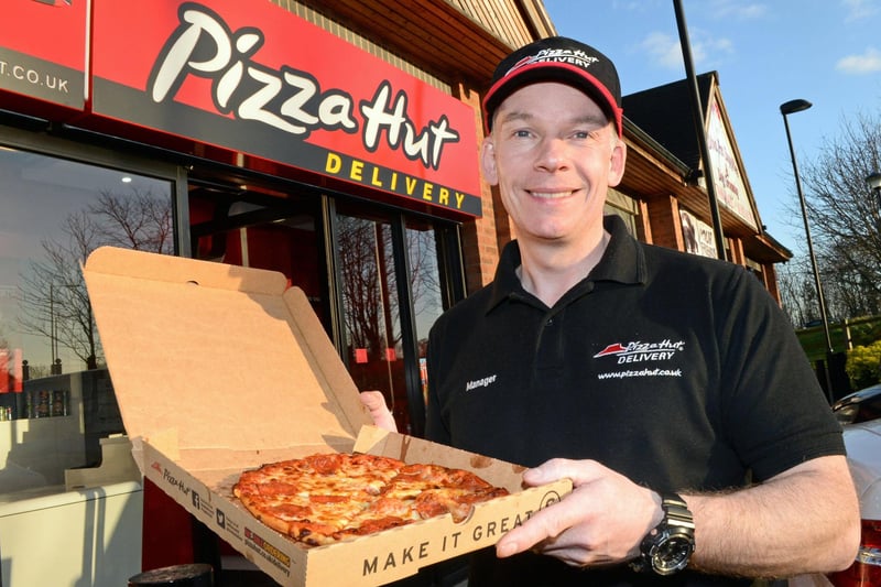 John Owens, owner at Pizza Hut Woodfield Plantation, Balby, pictured in 2015